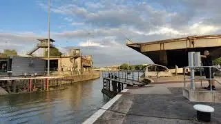 Opening of the Bristol Floating Harbour Swing Bridge and Lock Gate