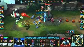 IG vs C9 - Zzitai gets First Blood