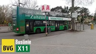 BVG | Mitfahrt Bus X11: S Schöneweide - U Krumme Lanke | MAN ND313 Lion's City DD A39 DL07