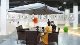 Outdoor Market Hanging Banana Umbrella