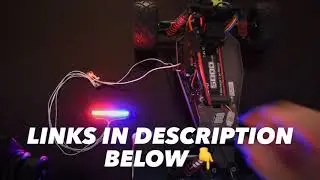 Police Lights, how to control from the stock 2ch transmitter Traxxas, Losi, Arrma, Redcat, Axial...