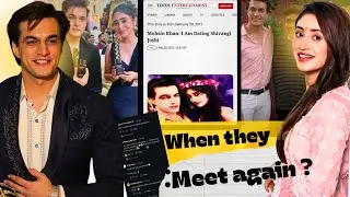 Awkward!🤬 When Shivangi joshi meet her ex boyfriend Mohsin khan after so long ?