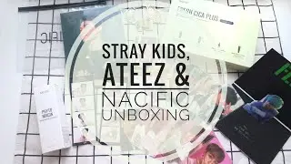 STRAY KIDS, ATEEZ & NACIFIC unboxing | Распаковка карт и мерча STRAY KIDS, ATEEZ и NACIFIC