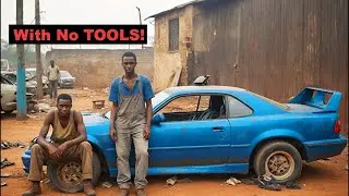 These African Mechanics Repair This Old Car With No Tools ￼￼