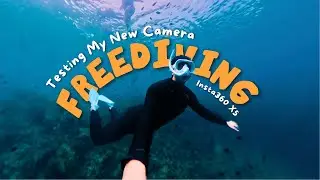 Weekend Freedive with My New Vlogging Camera | Insta360 X5 | Silent Vlog