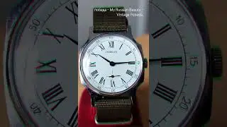 победа - Russian Beauty - Vintage Pobeda (Victory) Watch USSR Soviet Mechanical. #sovietwatch #watch