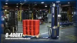 Lantech Q400XT Semi Automatic Stretch Wrapper