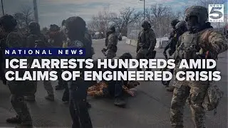 ICE arrests hundreds amid claims of engineered immigration crisis