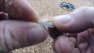 Felixstowe Beach Metal Detecting Suffolk in England. 180 Felixstowe Hunter 2017 Ace 250 and NEL coil