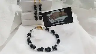Quartz and Onyx jewelry video | handmade jewelry slideshow #shorts