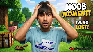 I Know NOTHING About Minecraft 😭 First Day Ever | Noob Live 🔥 Hindi