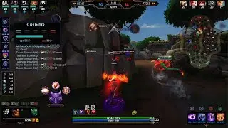 SMITE hel solo quadra kill