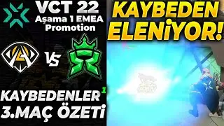 KAYBEDEN ELENİR! Anonymo Esports vs Surreal Esports 3. Ma&ccedil; &Ouml;zeti | VCT EMEA Promotion
