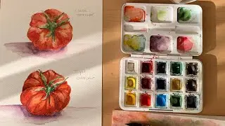 Loose vs Tight watercolor | Takipçimin Gönderdiği Resim ile 🌻