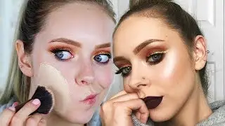 DRAMATIC VAMPY FALL MAKEUP LOOK