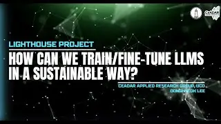Training/Fine-Tuning Large Language Models (LLMs) in A Sustainable Way