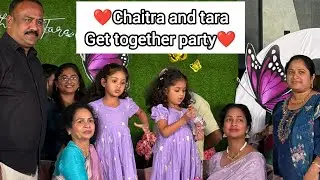 Chaitra tara get together party 🥳❤️#twins #chaitra #tara #chaitrataratwins #trending