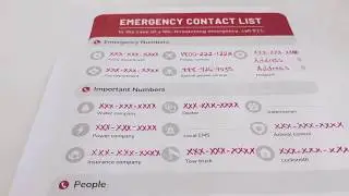 Create an Emergency Contact List