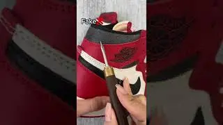Como identificar a diferen&ccedil;a entre t&ecirc;nis Jordan falsificados e aut&ecirc;nticos #shorts