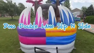 Dino Double Duel Slip N Slide