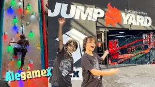 Saltos extremos, suelo lava y mucho m&aacute;s en JumpYard con @Alegamex-h8u