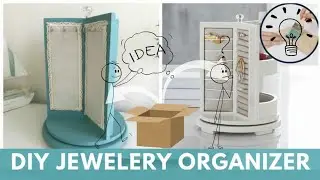 DIY JEWELRY ORGANIZER @DIYCraftyshivani #jewelleryorganizer #boxorganizer#handmade #youtubepartner 