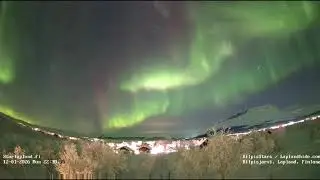 12.1. -26 Kilpisjärvi Northern Lights