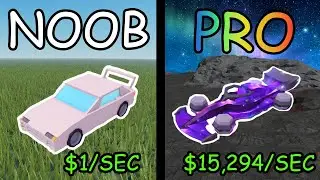 Spending Robux to unlock RARE CARS on Roblox Grow a Car...