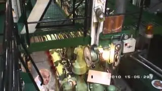 Feuerschiff Amrumbank/Deutsche Bucht - Maschine l&auml;uft.