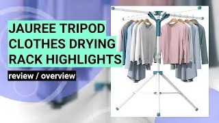 JAUREE Tripod Clothes Drying Rack Review: Space-Saving Laundry Solution