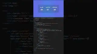Timedown Counter #shorts #code #tutorial #html #css #javascript #code #programming #webdesign