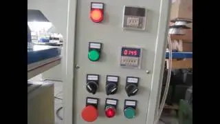 STC-QD03 Full Automatic Four Station Heat Press Machine in English and Chinese