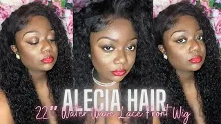 Glueless Human Hair Water Wave Wig | Alecia Hair | DaneeOnDaBeatTV