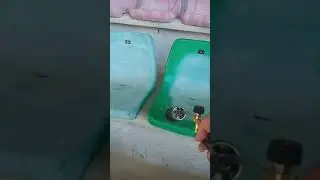 How to restore plastic seats with fire