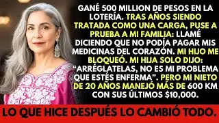 Gané 500 Million y Puse a Prueba a Mi Familia — Solo Mi Nieto Me Ayudó.
