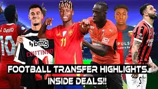 🚨 Football Transfer Highlights, InsideDeals!!