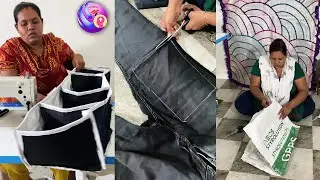 Diy Storage Hacks - Upcycle old Jeans, Rices into Chic Clothing Organizers