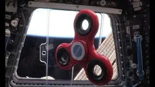 Fidget Spinners In Space - How Long Will They Spin?