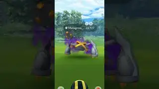 Wild Shiny Shadow Metagross  or what??✨in Pokemon Go #subscribe #shorts #viral #shiny