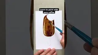 Learn To Paint With Pure Coffee ☕️