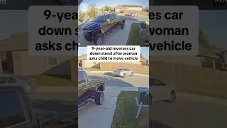 9-year-old in San Antonio told to move car and loses control #shorts