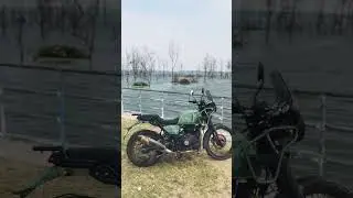 Royal Enfield Himalayan 2021 BS6 #royal enfield #riverside #himalayan #2024 #chennai #bike #green 🧿