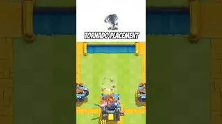 TORNADO PLACEMENT!! #clashroyale #clashroyaletips