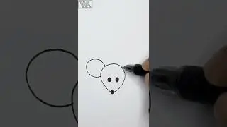 Very Easy Rat Drawing Shorts 🐀 || How to draw a rat || #rat #drawing #shorts  #video