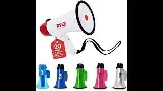 Pyle 20W Portable Megaphone with Siren