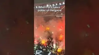 PYRO will forever stay UNMATCHED #nopyronoparty #greenangels #geoffroyguichard #groundhoppers #asse
