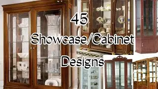 Best 45 wooden showcase/cabinet designs ।  Latest and Unique Showcase collection.