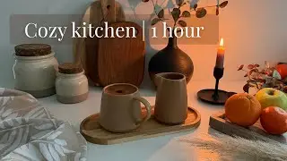 ☕ Cozy kitchen ambience with soft music | 1h