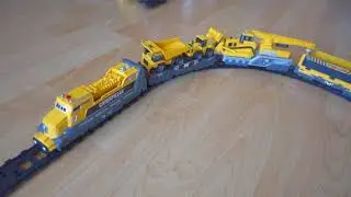 Testing the CATERPILLAR toy train set