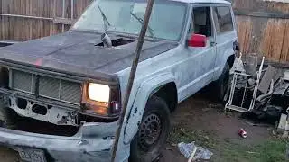 1995 jeep Cherokee 4.0 inline six drift monster project in process updates coming soon